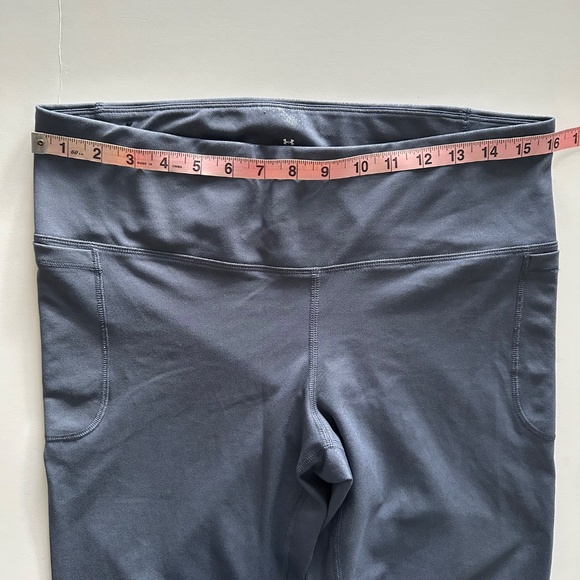 Under Armour Blue/Silver Motion Gloss Leggings Size XL - Picture 9 of 12